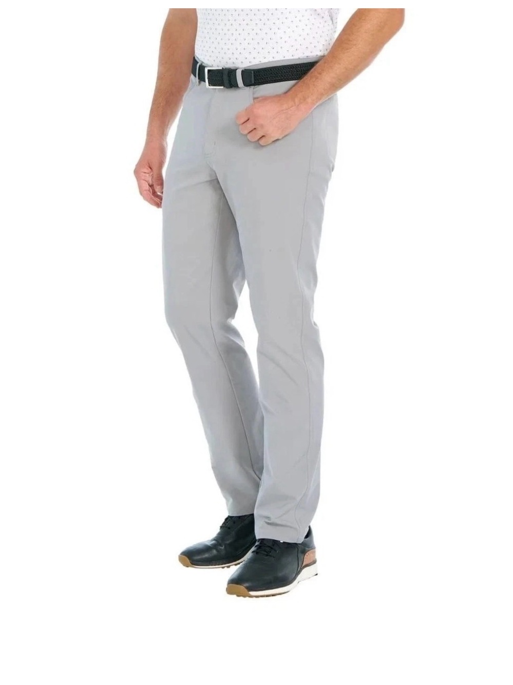 Greg Norman Men's Performance Golf Pant Size   
34 x 32 Gray Stretch Fabric